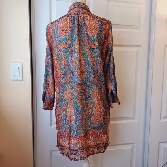 Zara Basic Boho Colours long top (3142) - Picture 5 of 9